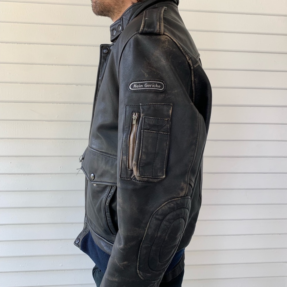 Vintage Hein Gericke cafe racer motorcycle jacket